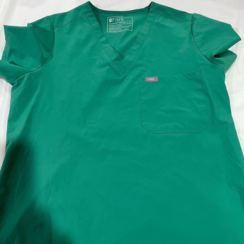 Figs Scrubs Size Medium Safety Green Technical Freex